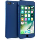 MOONCASE Housse Coque intégrale pour iPhone 7 Plus - 8 Plus 360 Degres + Protection en Verre Trempé Étui Anti-Rayures et Anti-Choc [Bleu]