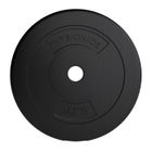 Physionics® Disques de Poids - Set de 2 x 15 kg, Ø 31 mm, avec Revêtement en Plastique - Plaques pour Haltères, Fitness,