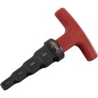 VIRAX Calibreur ébavureur intérieur 4 diamètres diffé...