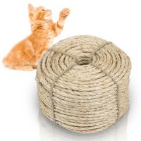 Corde de sisal pour animaux de compagnie corde de sisal chat corde à gratter corde à gratter corde 3000 * 0.8CM