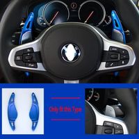 Décoration Véhicule,Palettes de changement de Vitesse Pour BMW X3 G01 X4 G02 X5 G05 X6 G06 X7 G07 M5 F90 Z4 G29 X3M F97 - Type Bleu
