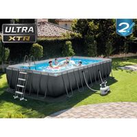 Intex Ensemble de piscine Ultra XTR Frame rectangulaire 732x366x132 cm 3202846