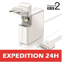 Megasafe 2 85W Chargeur pour MacBook Pro, Chargeur T-Tip Compatible avec Mac Book Pro 15''et 17'', pour Chargeur macbook Pro 2012/20