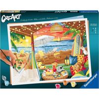 CreArt 30x40 cm - Cozy Cabana - Série B Numéro d'art - 00020276 - Dès 12 ans
