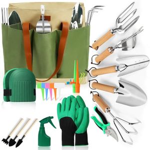 SECATEUR Lot de 13 outils de jardinage avec sac à main En a