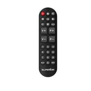 TÉLÉCOMMANDE D'ORIGINE POUR récepteur satellite VIARK COMBO EUR 33,75