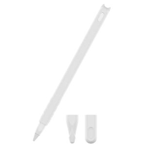 STYLET - GANT TABLETTE BLANC-Étui en Silicone TPU pour Apple Pencil 2e gé