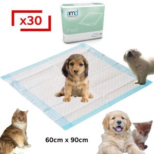 Noble – tapis de dressage pour chien, emballage hygiénique, ultra-absorbant,  30 unités