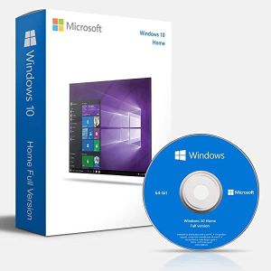 SYSTÈME D'EXPLOITATION Windows 10 Famille Home 64 Bits DVD OEM  - Licence