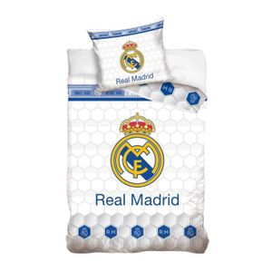 Real Madrid FC Crest Taille Double 100/% Coton Housse de Couette Parure de lit de 200/ cm x 200/ cm