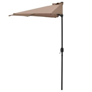 PARASOL Demi parasol sur terrasse sur balcon polyester 300