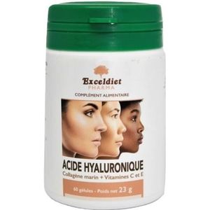 COMPLEMENTS ALIMENTAIRES - BEAUTE PEAU Acide Hyaluronique Forte à 210 mg/Jour + Collagène