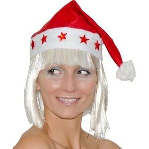 ados  fête fin d'année wm-15 Bonnet de Père Noël lumineux clignotant adulte 