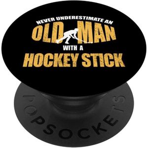 CROSSE DE HOCKEY Crosse De Hockey Sur Glace - Homme Bâton Hockey: Joueur Gazon Popsockets Support