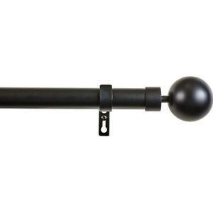 TRINGLE A RIDEAU Kit tringle à rideau STORESDECO Sphère noire, 160 a 300cm