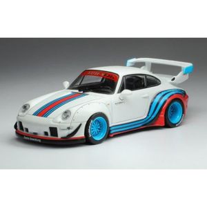 VOITURE - CAMION Miniatures montées - Porsche 993 RWB blanc Martini