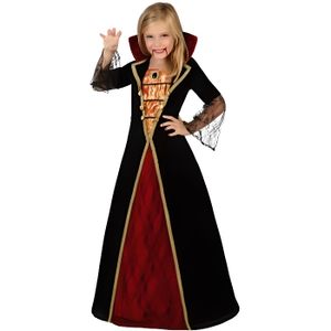 Déguisement Vampire Fille - Comtesse Gothique Dame Halloween - Enfant (3-12  Ans)