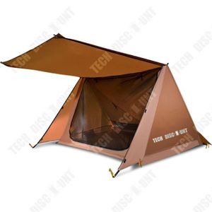 TENTE DE CAMPING TD® Double tente à deux étages auvent plage pêche 