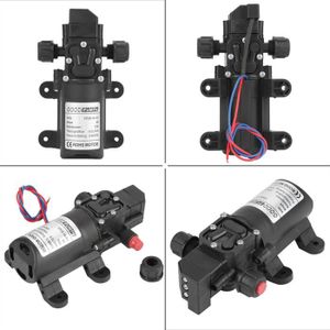 Pompe à Eau 12V à Diaphragme, Auto-amorçage, 80W, Débit 3.5-5 L/min - Pour Camping-Car, Bateau - 13