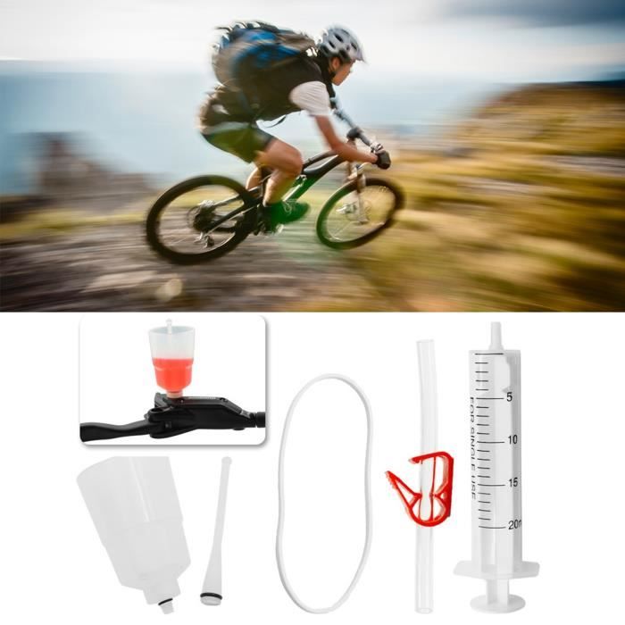 Kit d'outils de purge d'huile de purge d'huile de frein de vélo de vélo  hydraulique pour accessoire de cyclisme routier