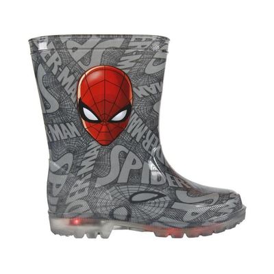 Marvel Spiderman Bottes en caoutchouc lumineuses pour enfant pour la neige ou la pluie