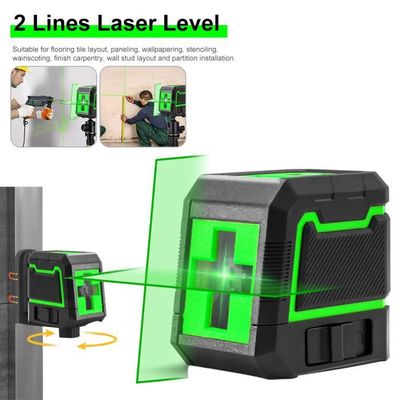 Niveau laser 3 plans 360° 3.7V avec Télécommande CROWN