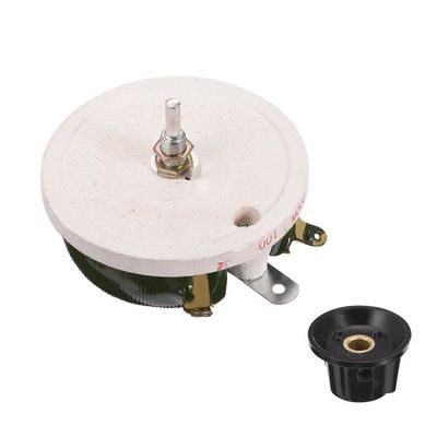 Potentiomètre Céramique 50W 1K - Rhéostat Variable Pour Variateur Lumière, Contrôle Vitesse Moteur - Avec Bouton Moleté - 3