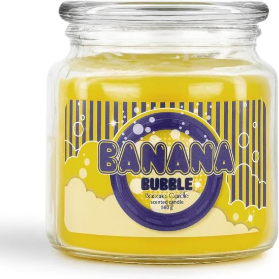 Bougie Anti-moustiques Citronnelle Java 80h - Pot En Verre Avec Bouchon Bois, Naturelle, Parfaite Intérieur/extérieur