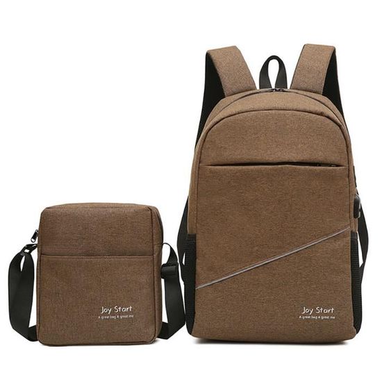 Sac à Dos Femme Nicole&Doris - Anti-vol, Cartable, Daypack, 2 Pièces, Mode Italienne