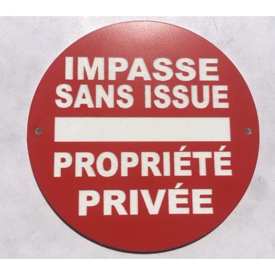 Panneau Voie Privée Sans Issue Avec Logo (REFAB278) - Sticker Communication