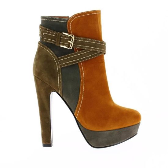 bottines couleur camel