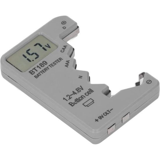 VBESTLIFE Testeurs de Batterie avec Écran LCD rétro-éclairé