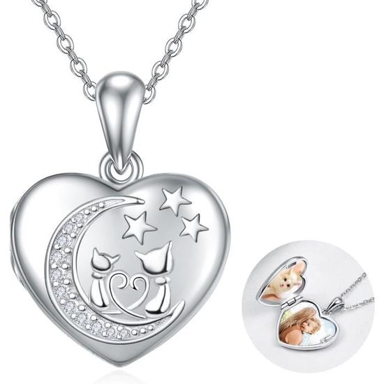 6 Porte-Clés Médaillon Cœur Argenté 6.4cm - Pendentif Photo Vintage Pour Bijoux Et Cadeaux Fête Des Mères