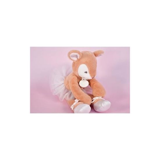 Doudou Et Compagnie – Peluche Souris Ballerine 30 Cm – Tutu Gris – Doudou Dès La Naissance – Cadeau Naissance/anniversaire