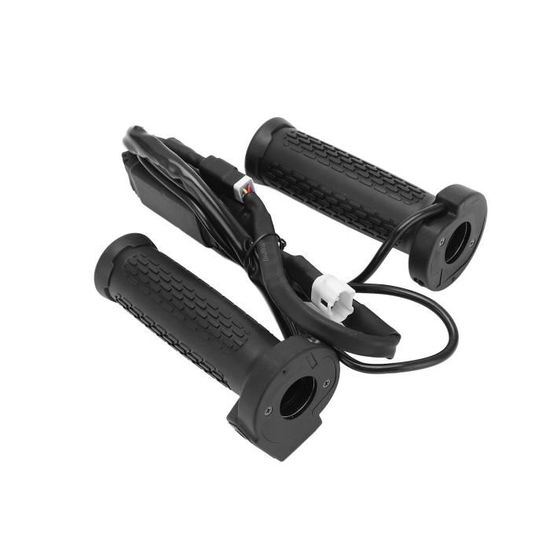 Poignées Chauffantes Moto CJQRL - Lot De 4, Antidérapantes, Thermorétractables - Noir - Facile à Installer