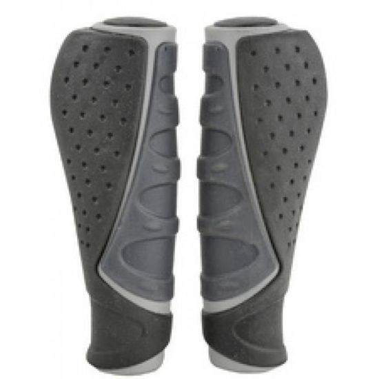 Poignées De Guidon Universelles Fischer - Noir - Raccordables Et Raccourcissables (85 Mm) - Pour Vélo, VTT, Poignées Tournantes