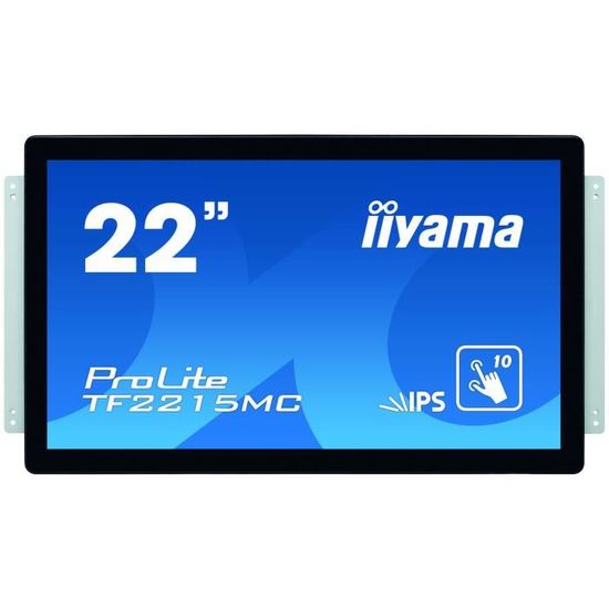 iiyama ProLite TF2215MC-B2 moniteur à écran tactile 54,6 cm (21.5") 1920 x 1080 pixels Noir Plusieurs pressions Multi-utilisateur