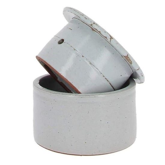 Petit pot en grès - révélé, brocante, art & déco responsable