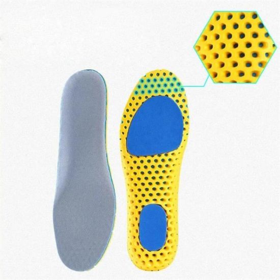 2 Paires De Semelles Mémoire De Forme - Taille Unique 32-45 - Unisexe - Blanc