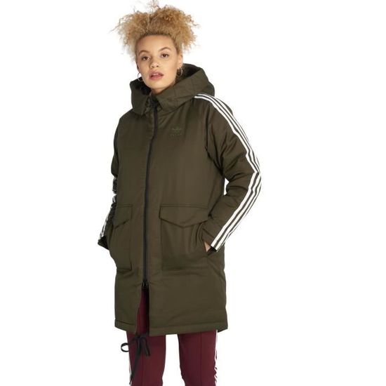 manteau long adidas femme