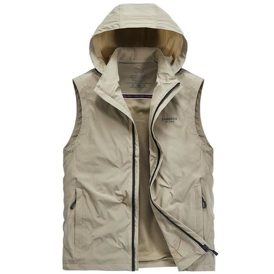 Gilet Cuir sans manche pour Biker en vachette pleine Fleur