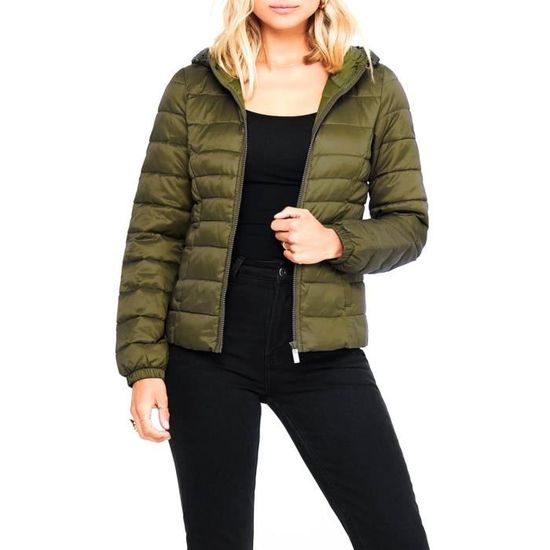 Veste Only Tahoe Vert pour Femme Vert - Cdiscount Prêt-à ...