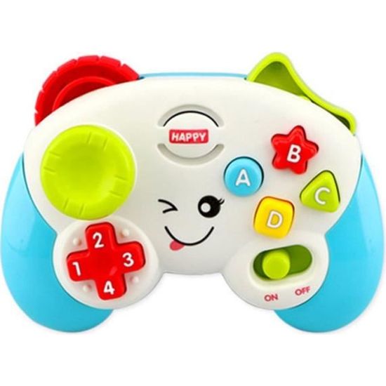 Swonuk® jouet manette musical de bébé et enfants ,Manette Gamepad lumineux  électrique Anti-chute et ludique pour enfants, bleu - Cdiscount Informatique