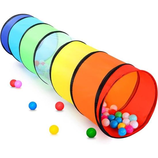Tente De Jeu Enfants 7-en-1 Avec Tunnels - Tipi, Wigwam, Maison Pop-up Intérieur Extérieur - Idéal Chambre Et Jardin 3-8 Ans