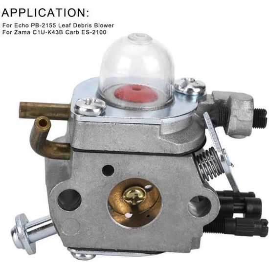Kit Carburateur C1U-K42 Pour Souffleur Echo PB200, PB1000, PB2100, PB-2155 Et Broyeur ES-2100