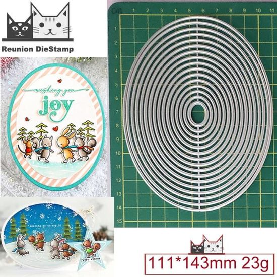 GIVBRO Matrices De Découpe En Métal En Forme D'écureuil Pour