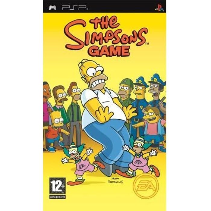 LES SIMPSON : LE JEU PLATINUM / JEU CONSOLE PSP