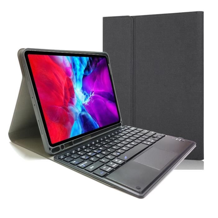 Étui clavier pour iPad Pro 11 pouces 2020-2018 Prise en charge du chargement de l'Apple Pencil #LLY200325103BK
