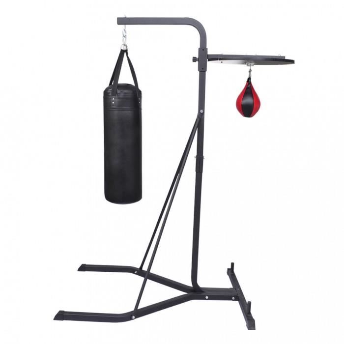 Accessoires de punching-ball Plateforme avec poire de vitesse et sac de frappe