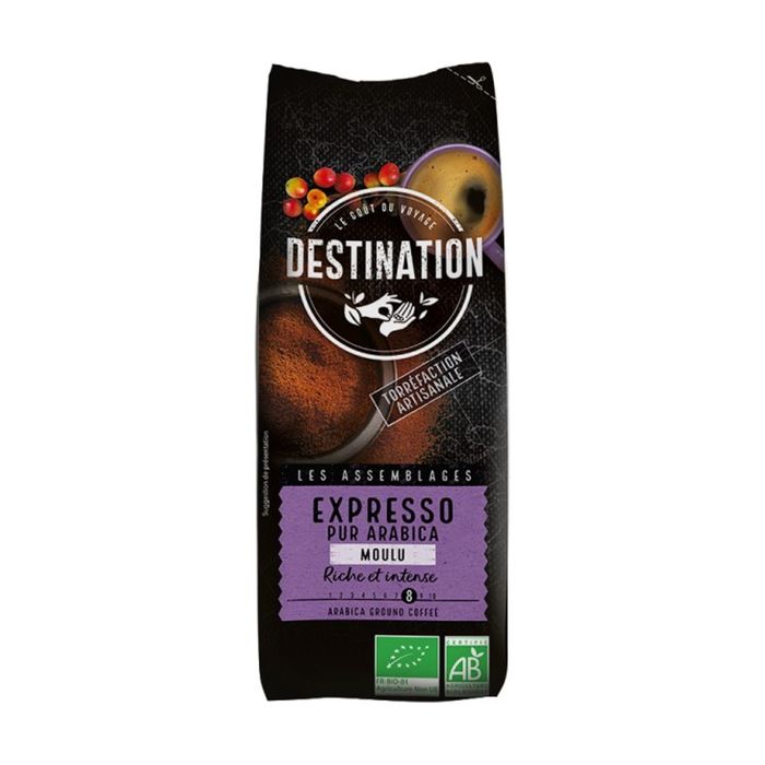 Destination Bio+Expresso Pur Arabica Bio - Moulu 250 g
